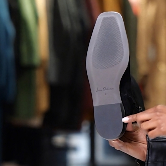 Sam Edelman Black Suede Leather Knee High Boots Size 7 - Picture 3 of 14